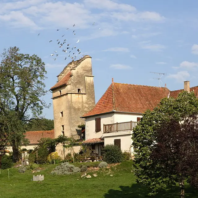 La maison et son pigeonnier