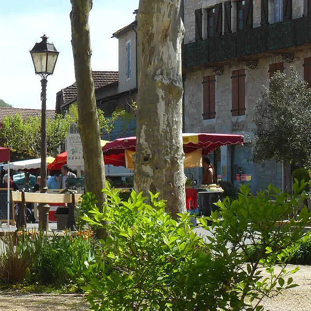 jour de foire à Cajarc