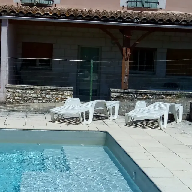 terrasse, piscine