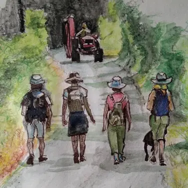 les randonneurs