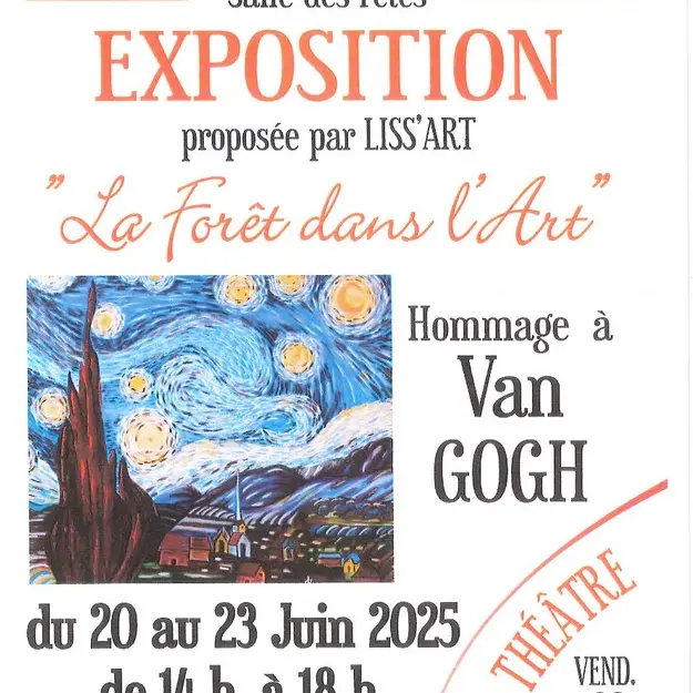 affiche exposition liss'art : la forêt dans l'art