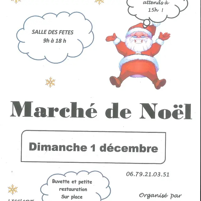 marché de noel lissac et mouret