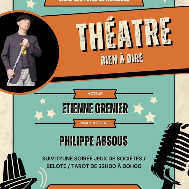 Retro Grunge Stand Up Comedy Show Flyer - 1