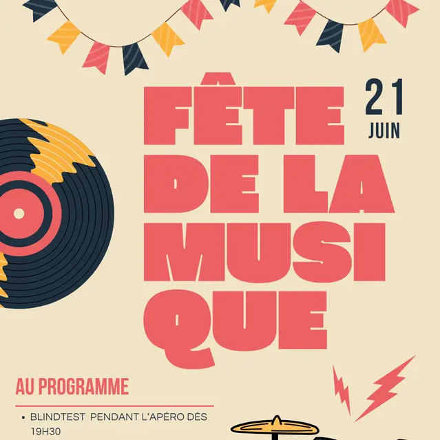 Affiche fête de la musique