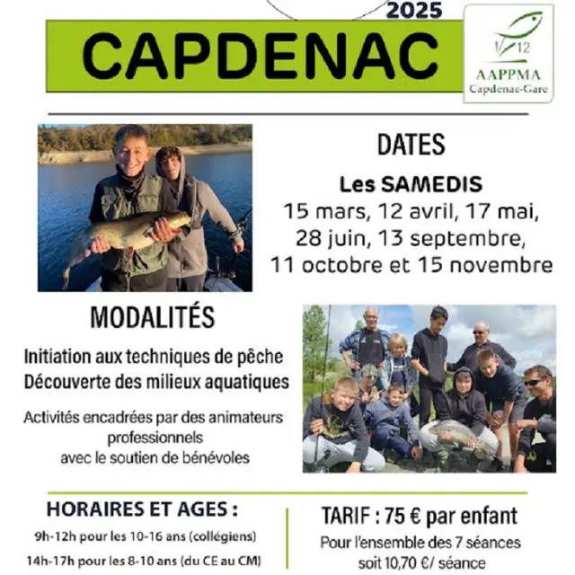 pêche capdenac