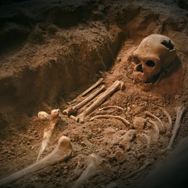 Sépulture de l'Homme de Néandertal
