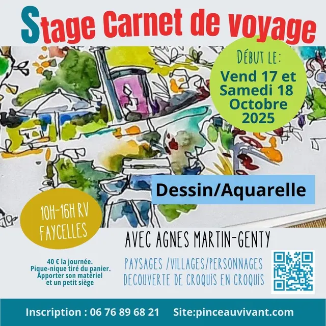 stage carnet de voyage 2025