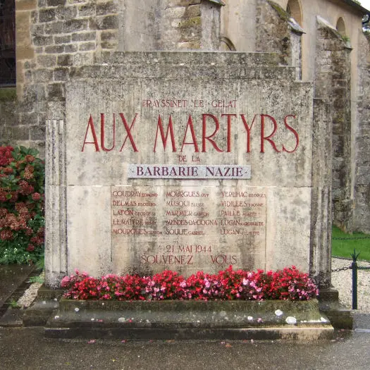 stele aux martyrs Frayssinet le Gélat