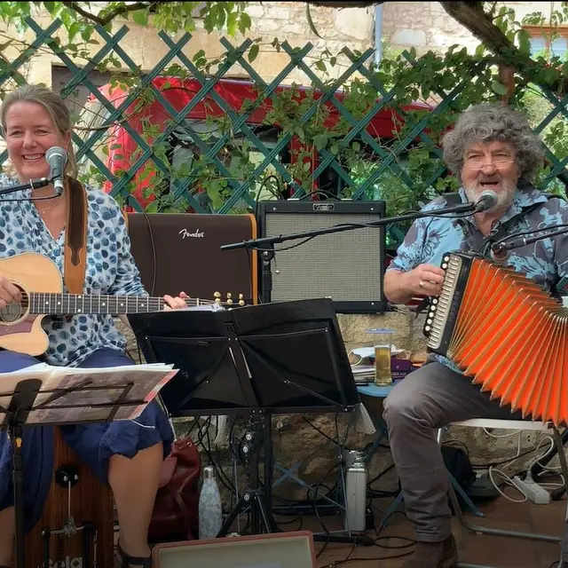 sur scène