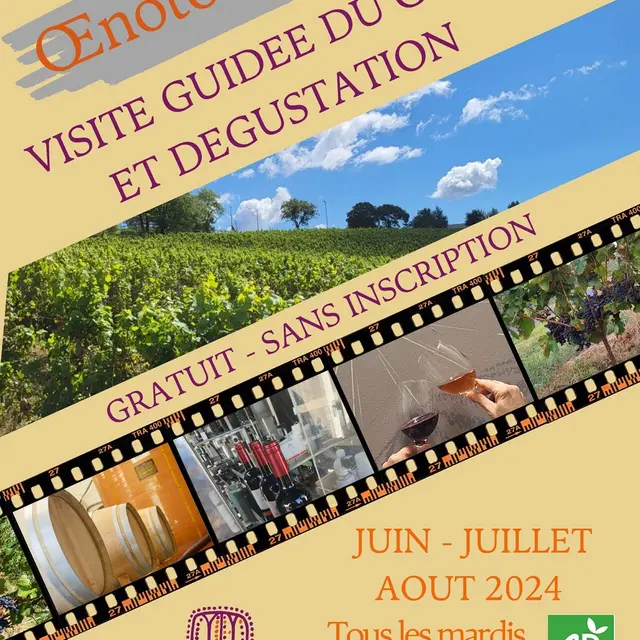 Œnotourisme Vignoble La Vinadie Figeac - Œnotourisme Vignoble La Vinadie Figeac Recto