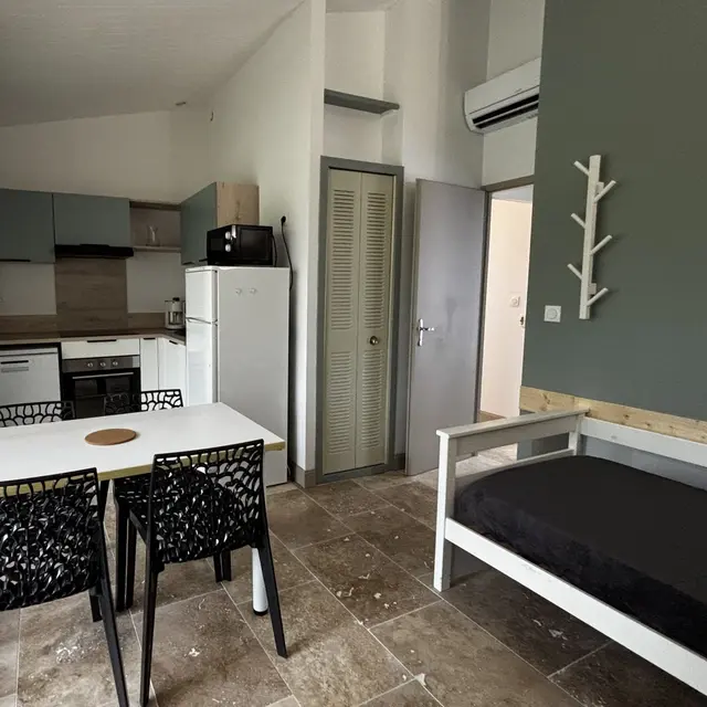 Gîte VIRIDIS - Salon cuisine