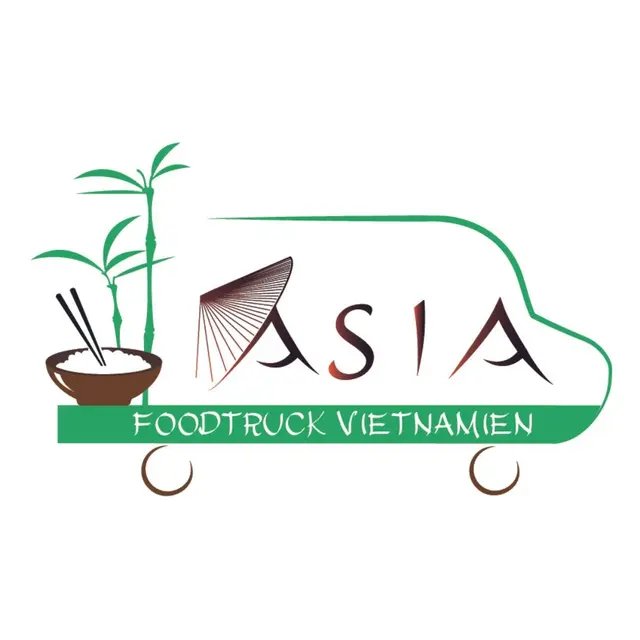 logo asia food truck