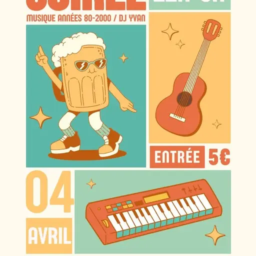 Soirée annéés 80 2000