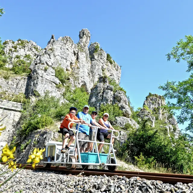 Vélorail et Train Touristique du Larzac