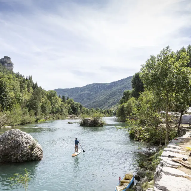 Emplacement en bord de rivière