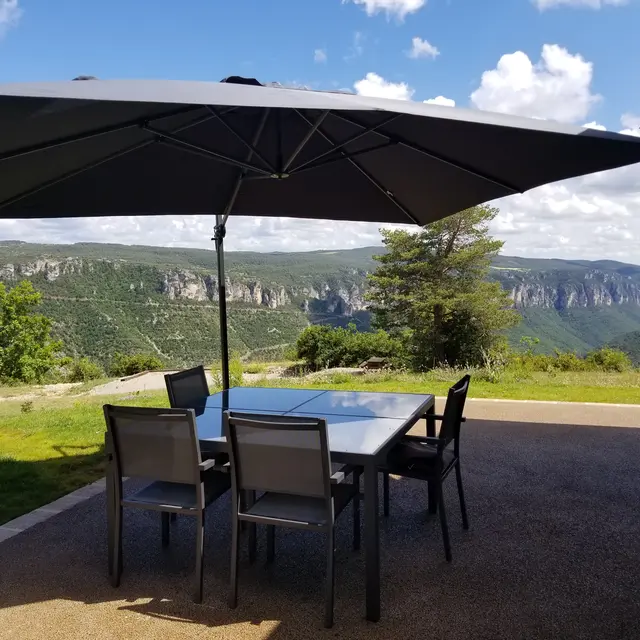 Vue de la terrasse  - Le Balcon des Gorges