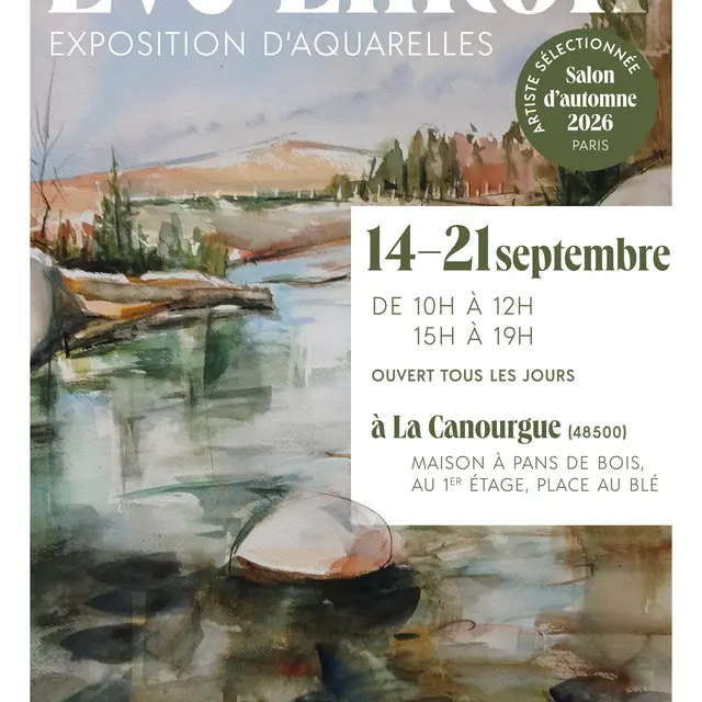 Exposition de la peintre Eve Elikoff à La Canourgue