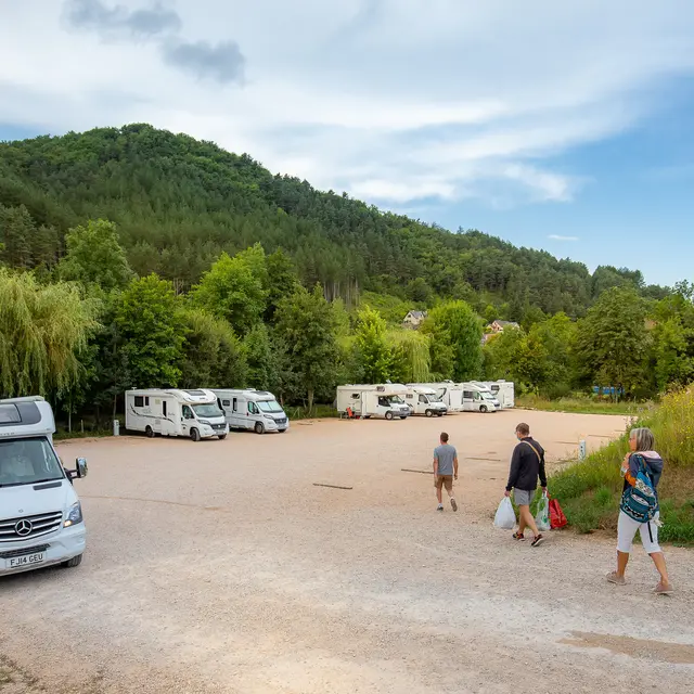 Camping car park La Canourgue