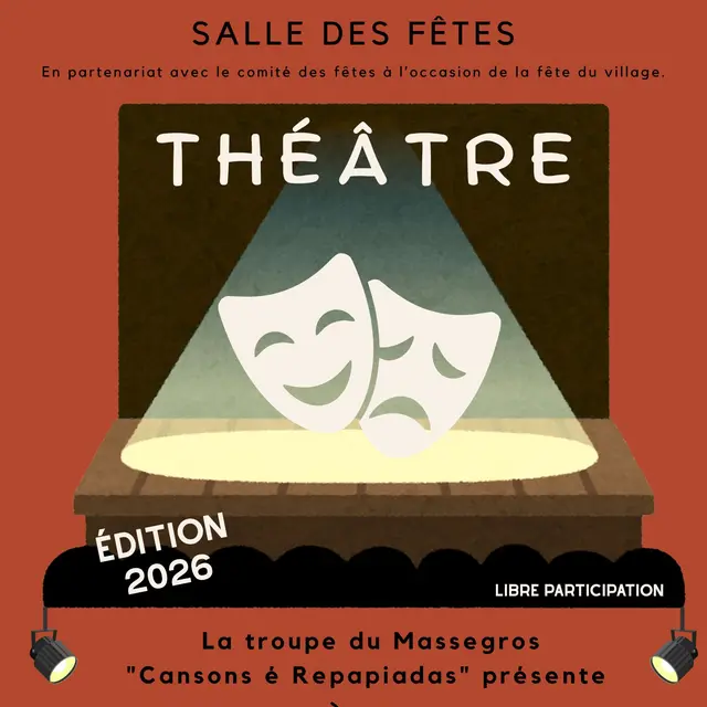 AFFICHE THEÂTRE 2026 - LA TIEULE