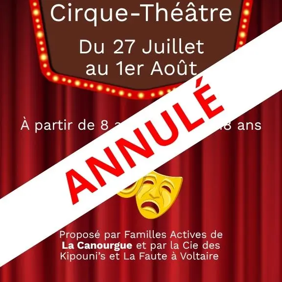 ANIM - Stage Cirque théâtre - MAIRIE FERMETURE DECHETERIE 102025