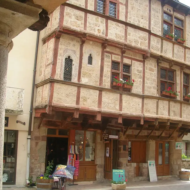 Maison à pan de bois
