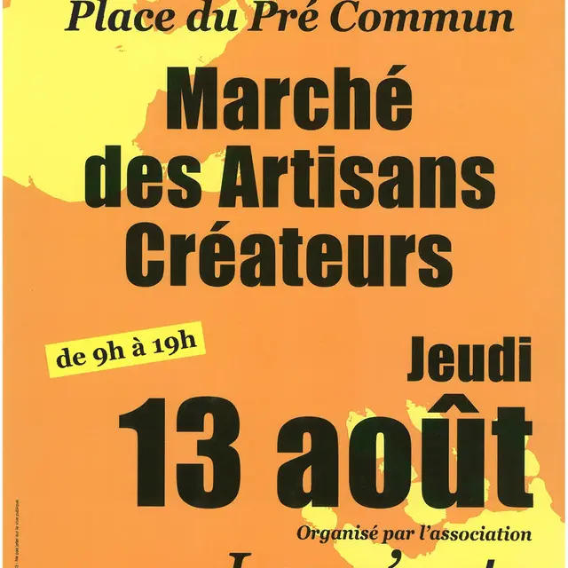Marché des artisans créateurs à La Canourgue