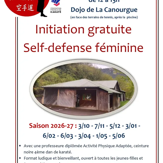 SEFL DEFENSE LA CANOURGUE 2026