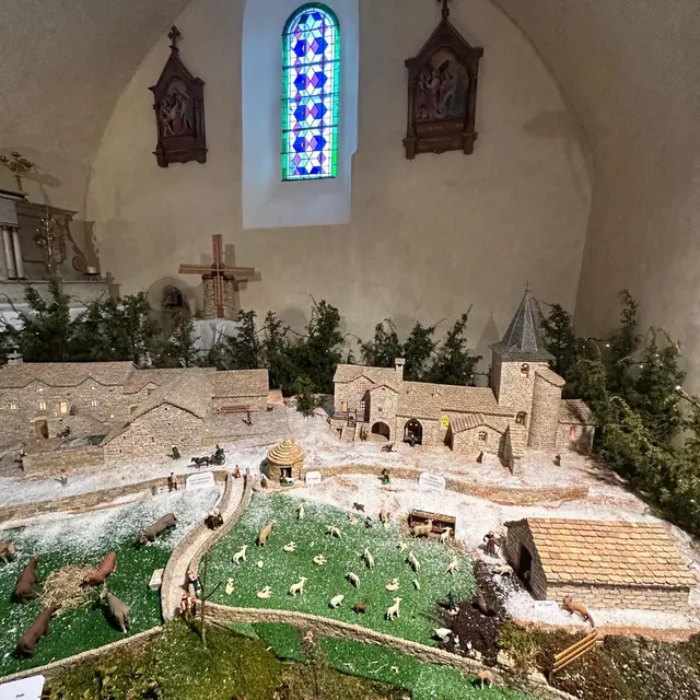 Crèche de Noël de Saint Georges de Lévejac.