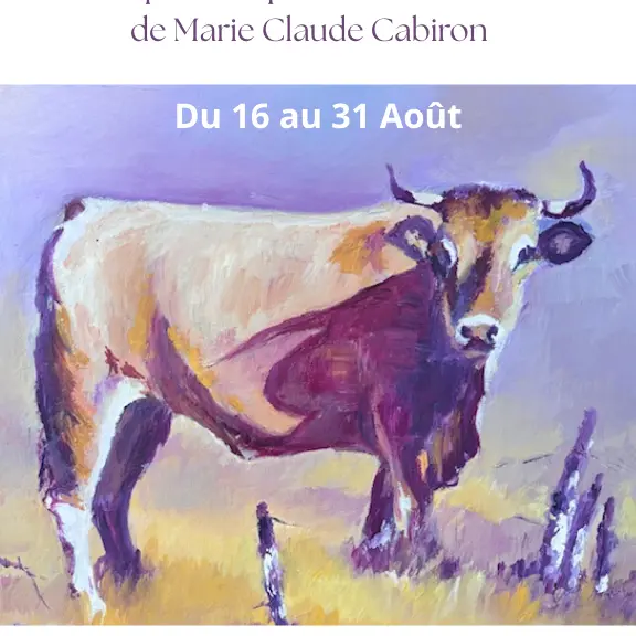 Exposiion à l'office de La Canourgue : Marie Claude Cabiron