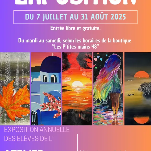 Exposition annuelle de l'atelier de Lucie