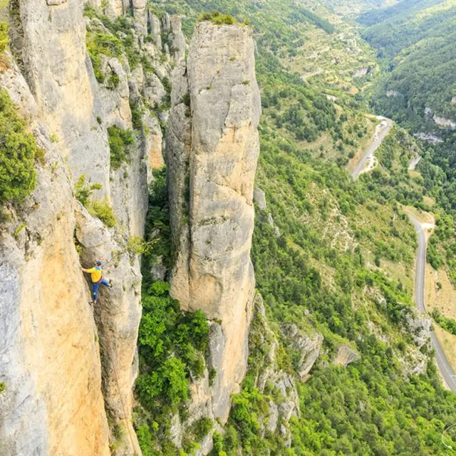 Escalade dans les Gorges du Tarn