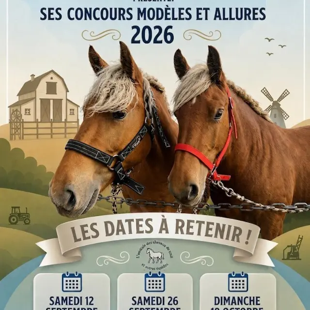 concours de chevaux de trait