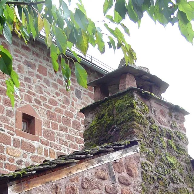 Cheminée en grès rouge_1