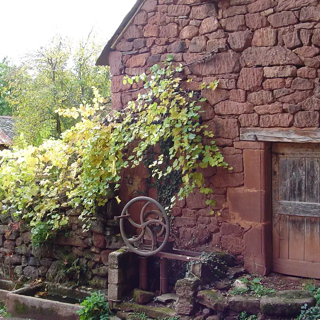 Maison en grès rouge_1