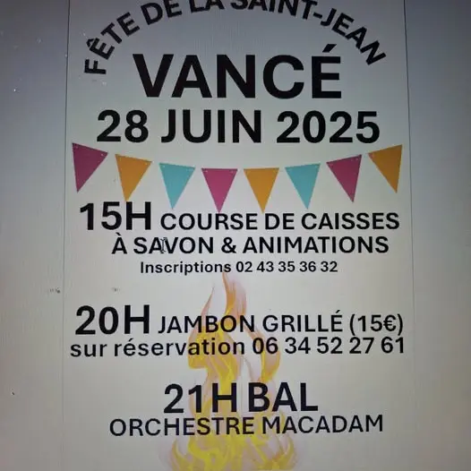 Affiche Fête à Vancé