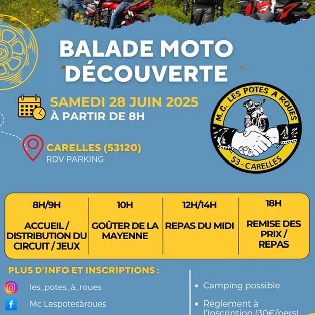 202506 Balade moto découverte Carelles