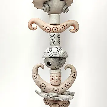 Petit totem de jardin