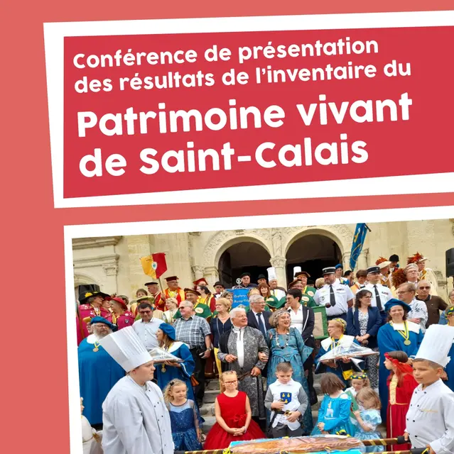 Affiche - Conférence de restitution de l'Inventaire du Patrimoine vivant