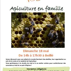 Affiche Apiculture en famille