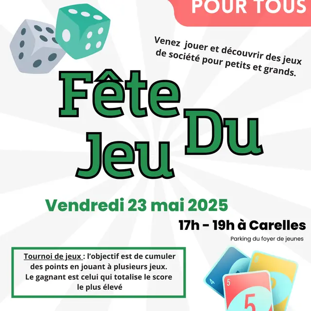 Affiche Fête du jeu 2025 - 1