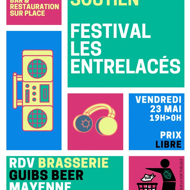 Soirée de soutien aux Entrelacés