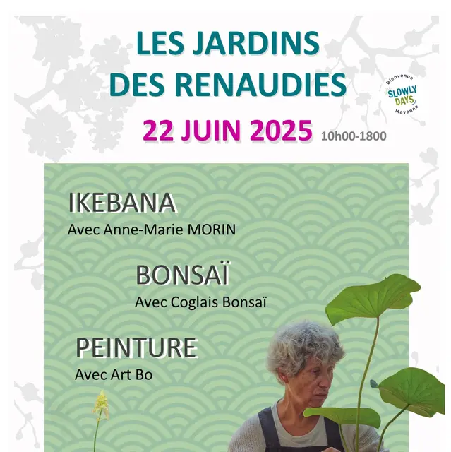 Ikebana - Bonsaï & Peinture - Les Jardins des Renaudies - Dimanche 22 Juin 2025