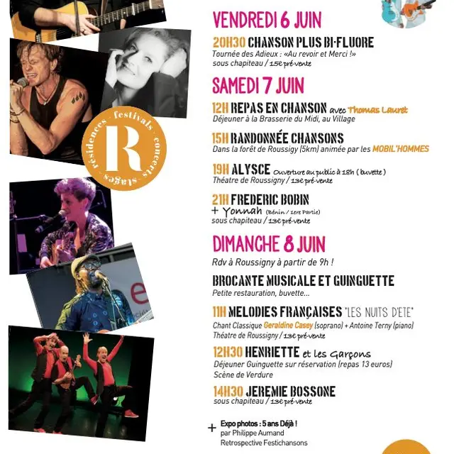 Programme festichansons