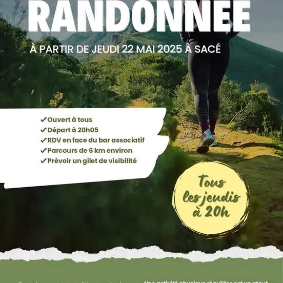 Randonnées fraicheurs Sacé
