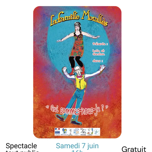 Affiche spectacle  Qui sommes-nous-je ?  - 7 juin 2025