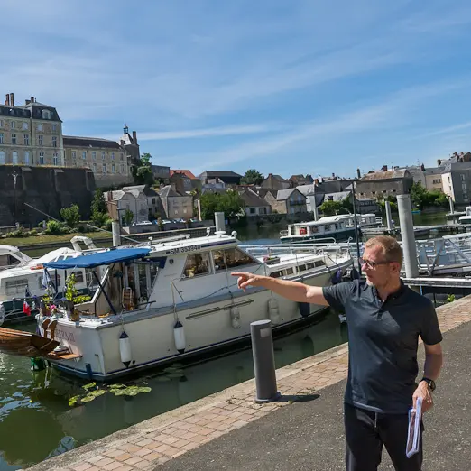 Visite de Sablé-sur-Sarthe - port et château