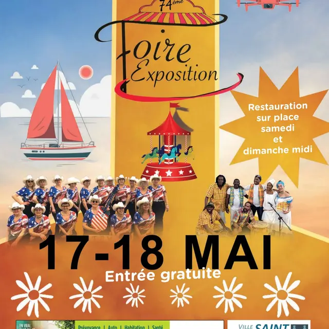 Affiche 74ème Foire exposition de Saint-Calais
