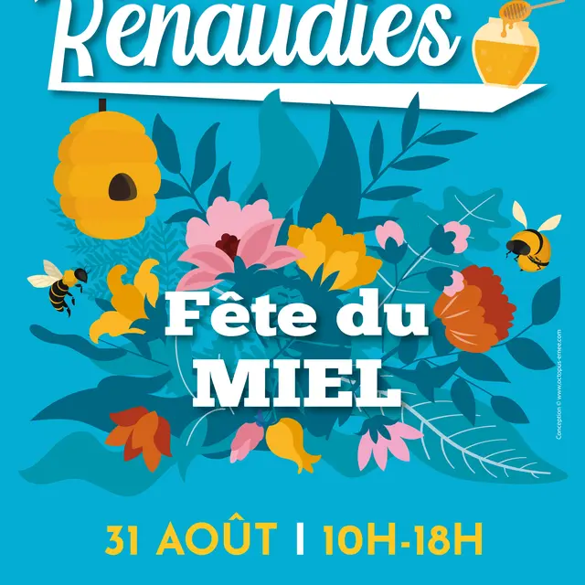 affiche miel 2025