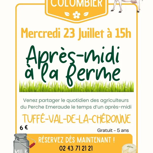 Copie de Affiche Ferme camping - colombier apm