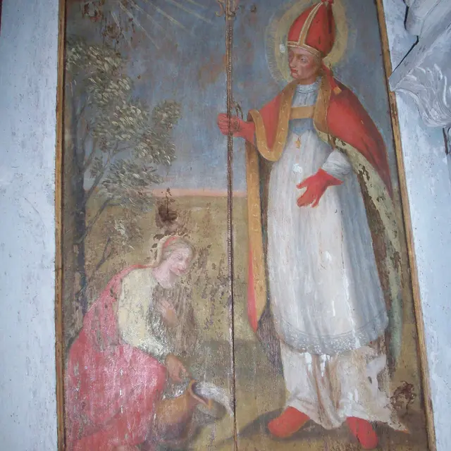 peinture  retable